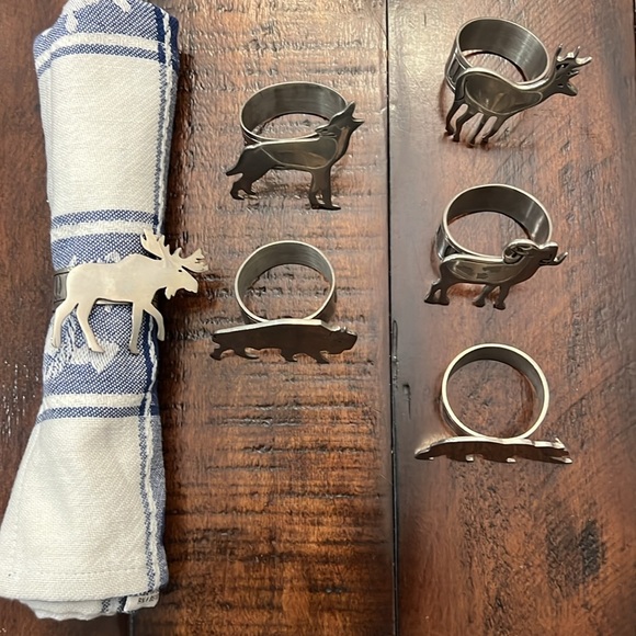 Silver Animal Napkin Rings - Picture 2 of 4